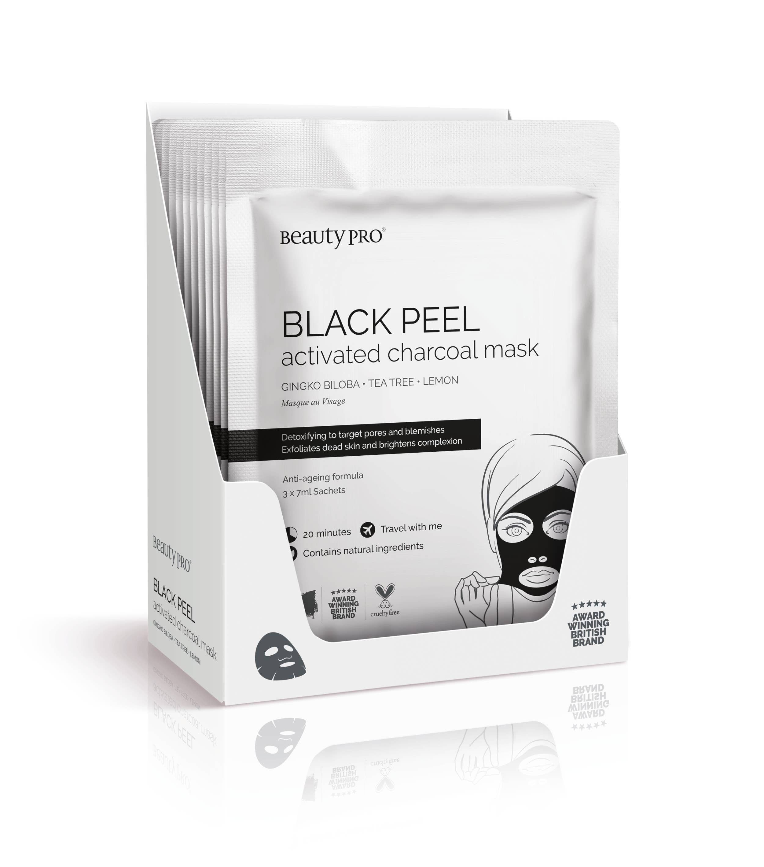 Beautypro BLACK PEEL Charcoal Mask Etsy
