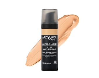 Arcancil Cover Match Liquid Foundation SPF 15 - Pack x 3 25ml Colours