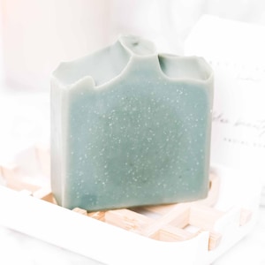 Blue Beauty Face Cream Facial Bar | Tallow Soap | Goat Milk Soap