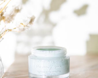 Crema de belleza azul / hidratante facial natural