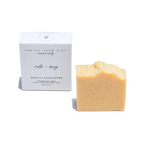 milk + honey | goat milk soap | tallow soap | goat milk kefir | natural soap | no fragrance image 2
