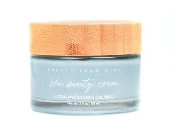 blue beauty cream | organic face moisturizer