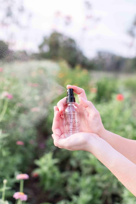 rose face toner | rose hydrosol | rose skin care  | rose face mist | organic