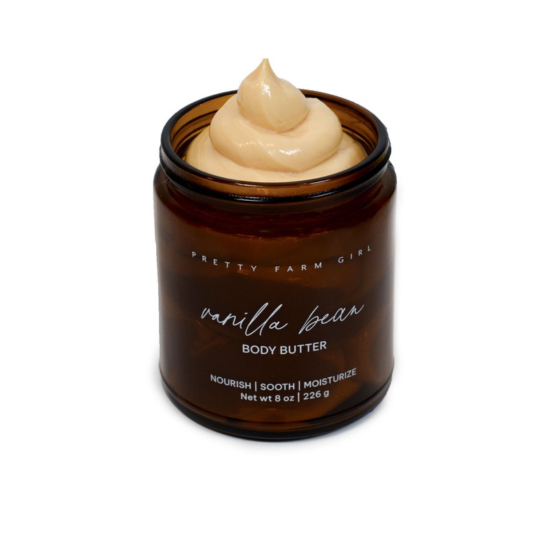 vanilla bean tallow body butter organic moisturizer image 1