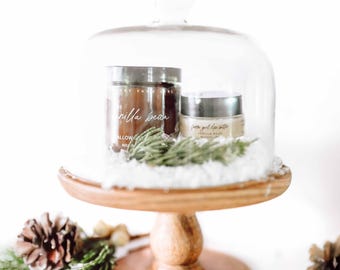 vanilla body butter + lip butter tallow duo