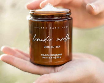 lavender vanilla tallow body butter | moisturizer