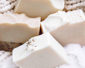 Lather up 4 pack goat milk soap bundle