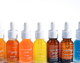 Daily Glow Serum Bundle Organic Pressed Nourishing Serums