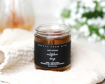 Raw Artisan Wildflower Honey Pure + Unfiltered