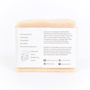 milk honey goat milk soap tallow soap goat milk kefir organic soap no fragrance image 2