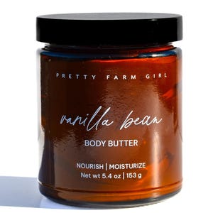 vanilla bean tallow body butter | natural moisturizer