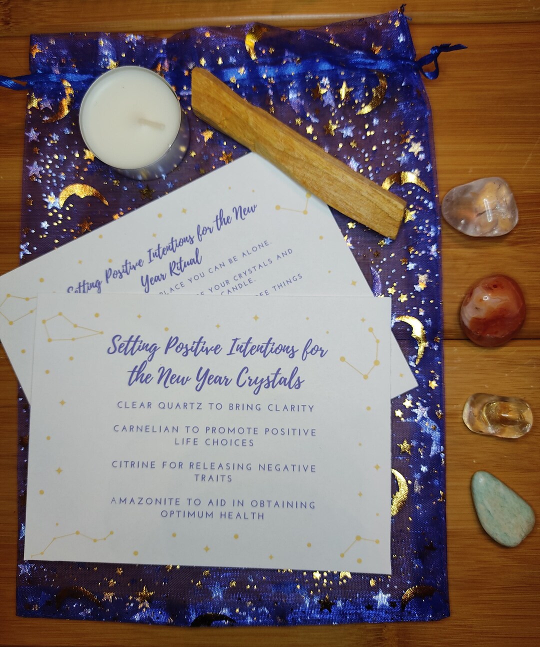 Setting Positive Intentions for the New Year Crystal Kit - Etsy