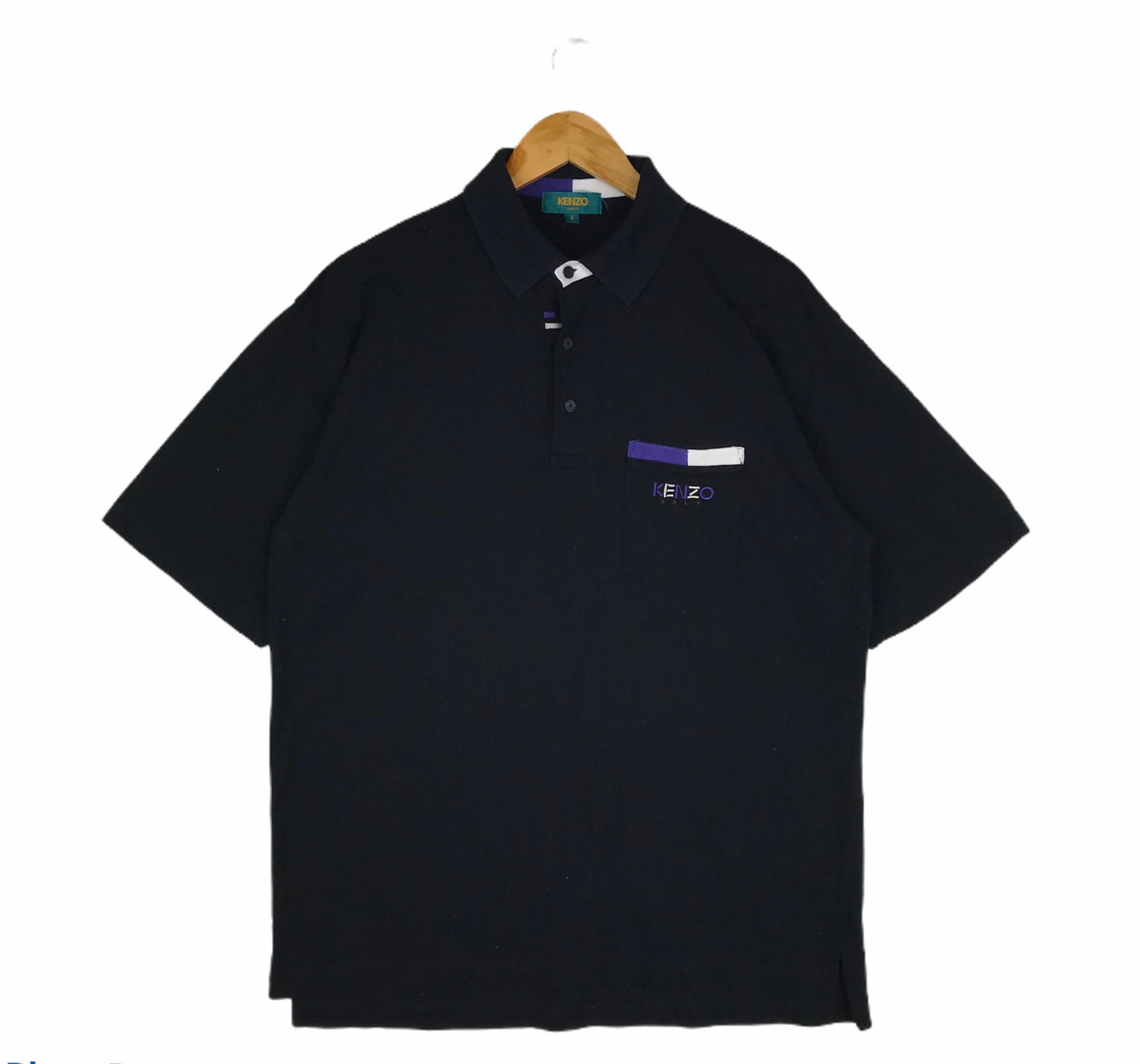 Vintage 90s KENZO Golf Minimalist Polos Collar Tshirt | Etsy
