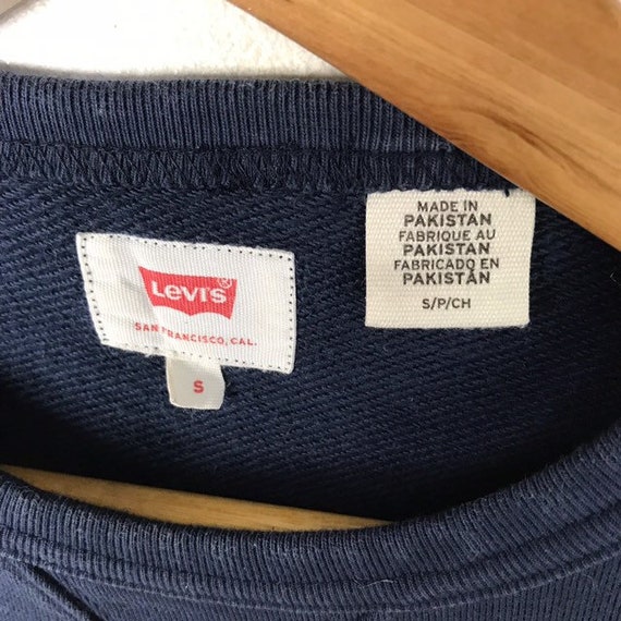 levis blue jumper