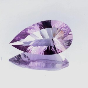 Stunning Quality Natural Pink Amethyst Pear Shape Faceted Concave Cut Loose Gemstone For Making Jewelry Healing Crystal 6.70 Ct 10x18x7 mm