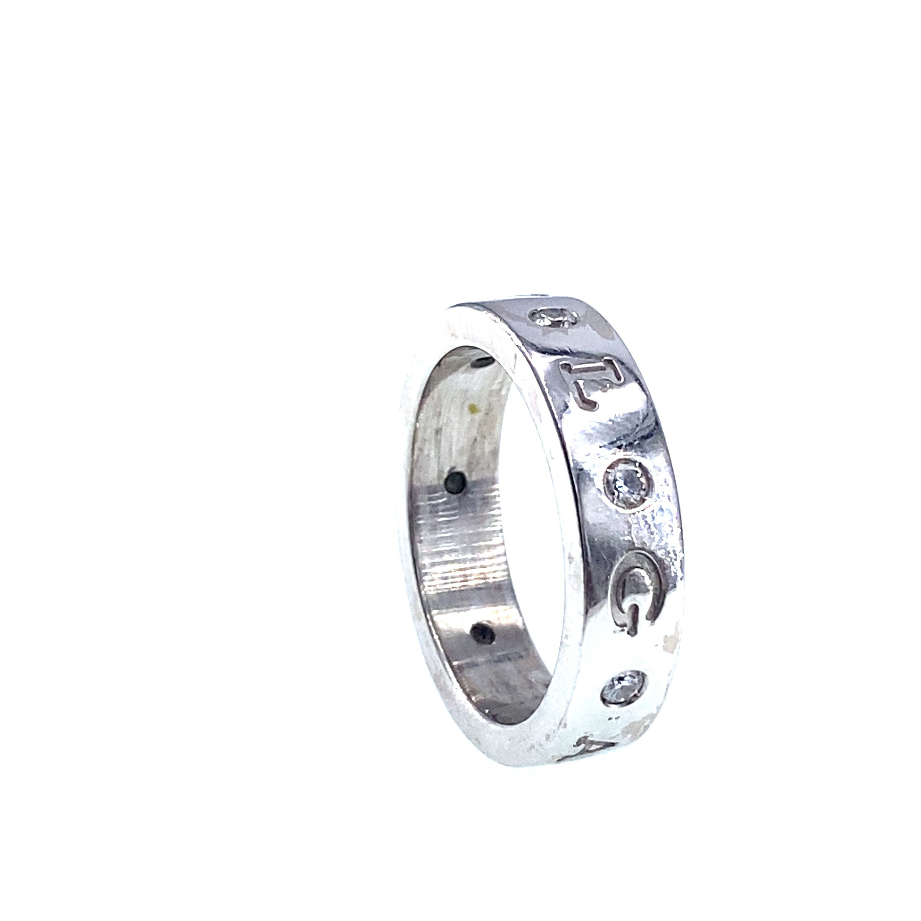 BVLGARI BVLGARI 18k White Gold Ring Etsy