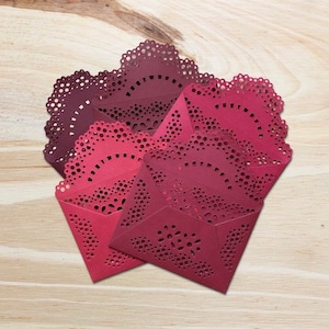 pour enveloppes découpées (paquet de 5) | Pochettes pour journaux | Porte-cartes cadeau | Journalisation du courrier indésirable | Fournitures de scrapbooking | Fabrication de cartes | Enveloppes en dentelle