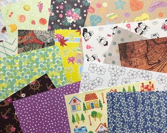 Patterned Paper Bundle (Pack of 20) - Scrapbooking & Junk Journal