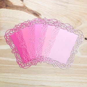Découpes complexes (paquet de 5) | Découpes pour journalisation | Éphémères | Journal indésirable | Fournitures de scrapbooking | Découpes pour fabrication de cartes
