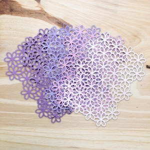 Floral background (Paquet de 5) | Découpes pour la fabrication de cartes | pour cartes de vœux | Contexte | Journal indésirable | Embellissements | Fournitures de scrapbooking