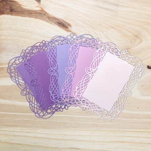Découpes complexes (paquet de 5) | Découpes pour journalisation | Éphémères | Journal indésirable | Fournitures de scrapbooking | Découpes pour fabrication de cartes