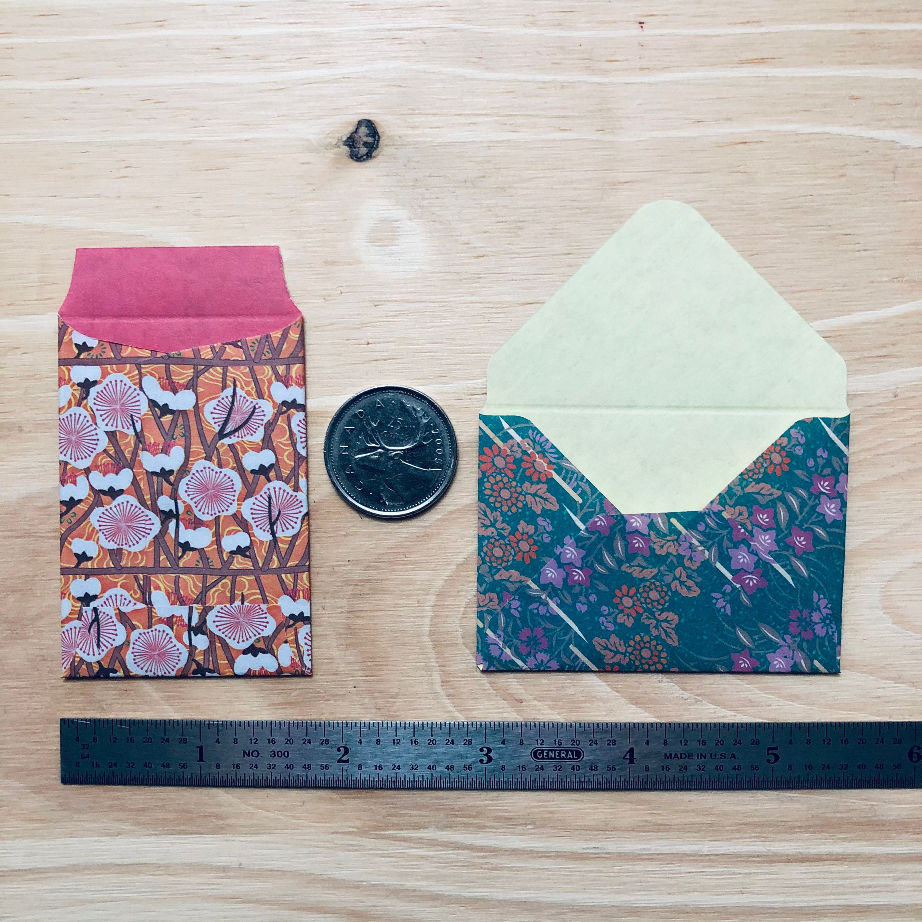 12 Mini Envelopes Envelopes Journal Pockets Pocket Etsy