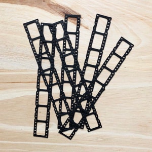 Petites bandes de film (paquet de 6) | Bandes de film découpées | Bandes de film | Scrapbooking | Découpes pour cartes et journaux | Papier découpé