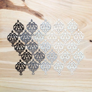 Découpes en dentelle (paquet de 5) | Découpes complexes pour la fabrication de cartes | Scrapbooking | Journalisation du courrier indésirable | Dentelle en papier | Découpes de bordure