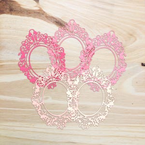Cadres découpés (paquet de 5) | Découpes pour journaux indésirables | Cadres | Éphémères | Scrapbooking | Fournitures pour la fabrication de cartes | Créations en papier