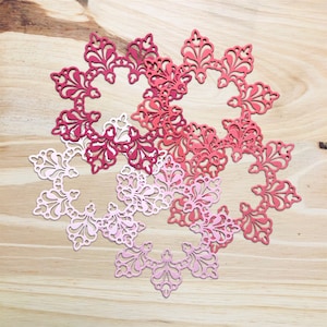 Découpes décoratives (paquet de 5) | Cadres de napperon | Papier découpé | Découpes pour Junk Journal | Fournitures de scrapbooking | Fournitures pour fabrication de cartes