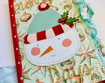 Clearance!!!  Merry Days *Christmas Themed Traveler’s Notebook * Mintay Merry & Joy