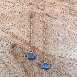 Blue Planet Drop Earrings