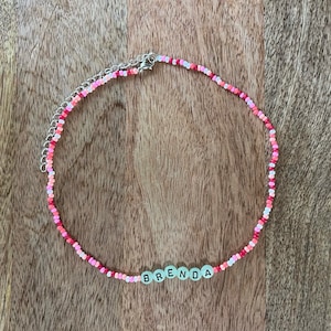 Glow In The Dark Candy Name Necklace