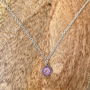 Ruby Druzy Cabochon Ketting
