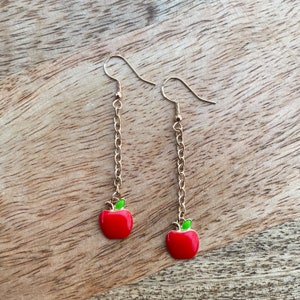 Apple Drop Earrings