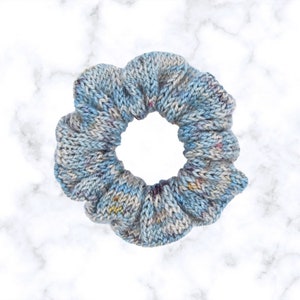 Snowy Skies Scrunchie