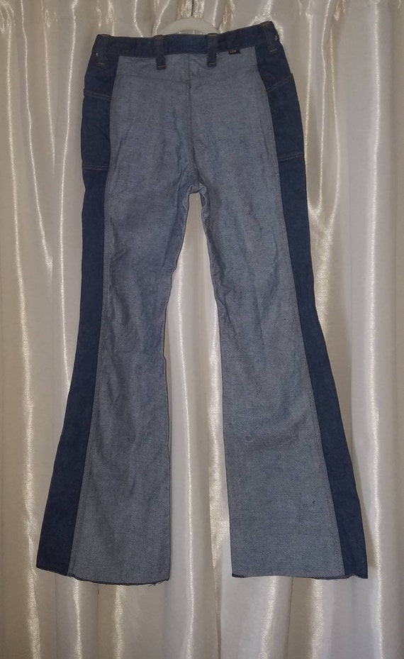 two tone lee jeans