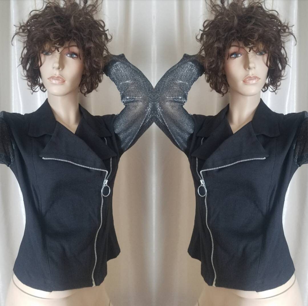 90s 80s Vintage Contempo Casuals Black 