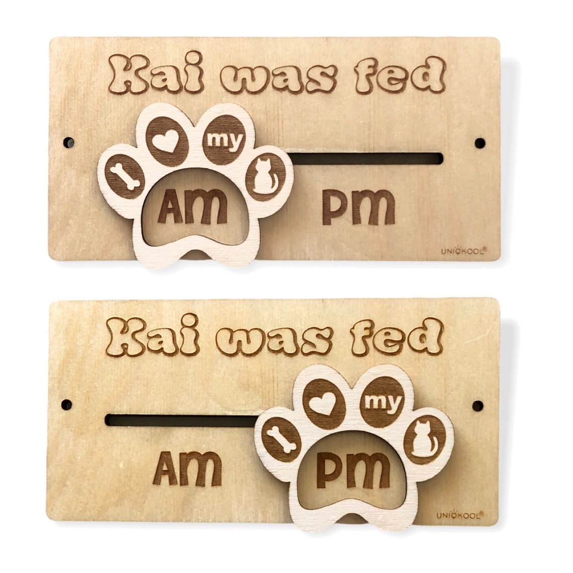 Dog Feed Tracker Pet Feeding Tracker Pet Feeding Reminder Etsy