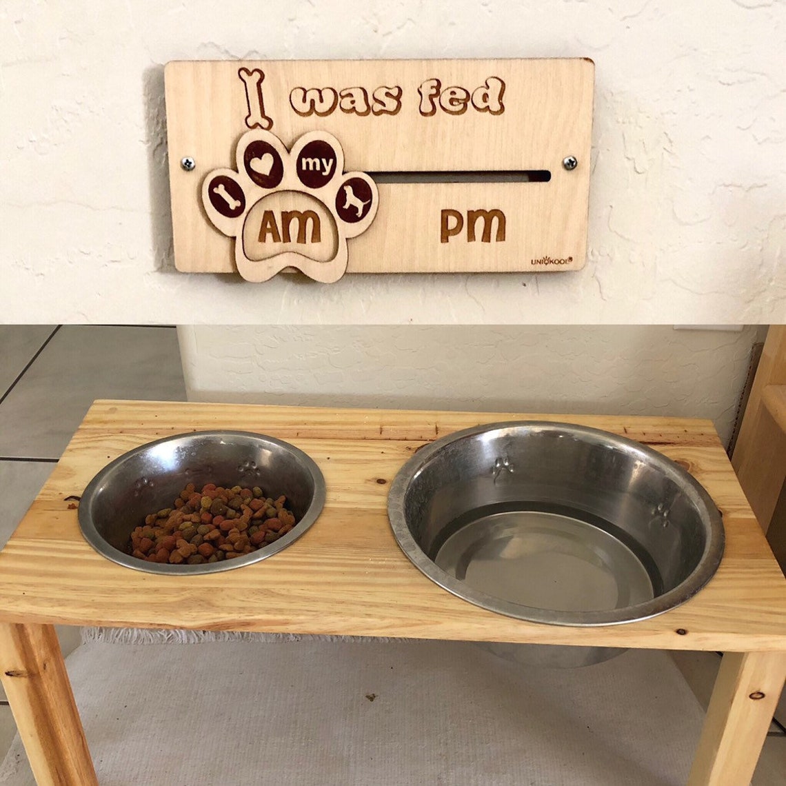 Dog Feed Tracker Pet Feeding Tracker Pet Feeding Reminder Etsy