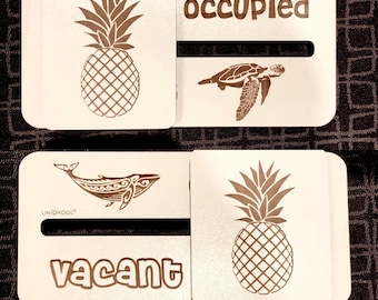 Custom EZSlide Sign - Vacant vs Occupied