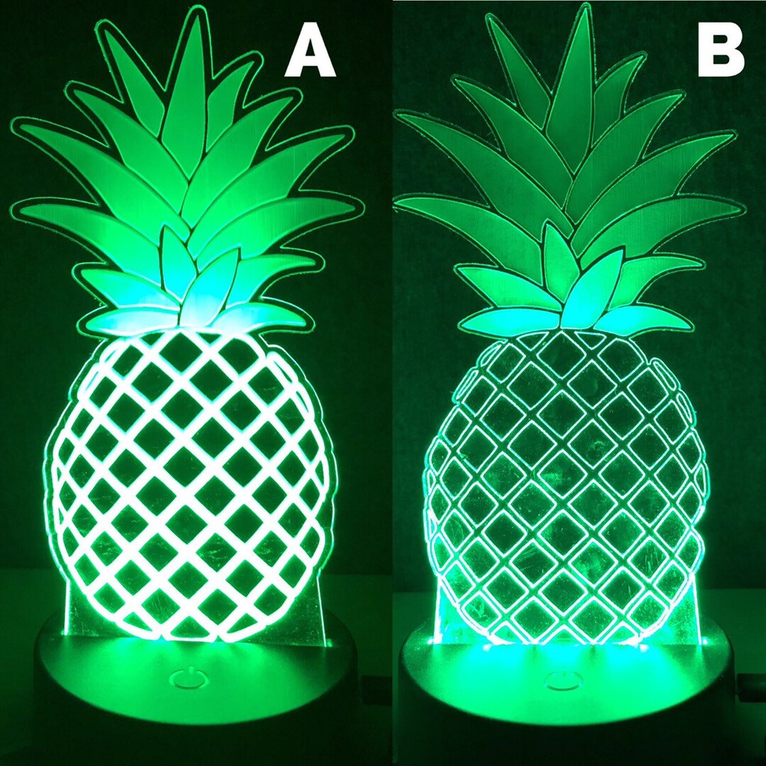 Pineapple LED Lamp Night Lamp Color Changing Night Lamp for Etsy
