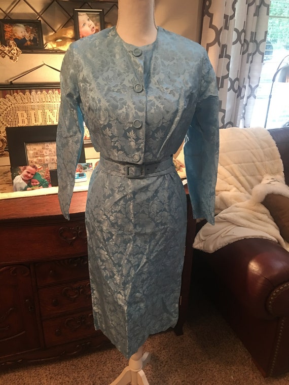 1960's Brocade Cocktail Ensemble