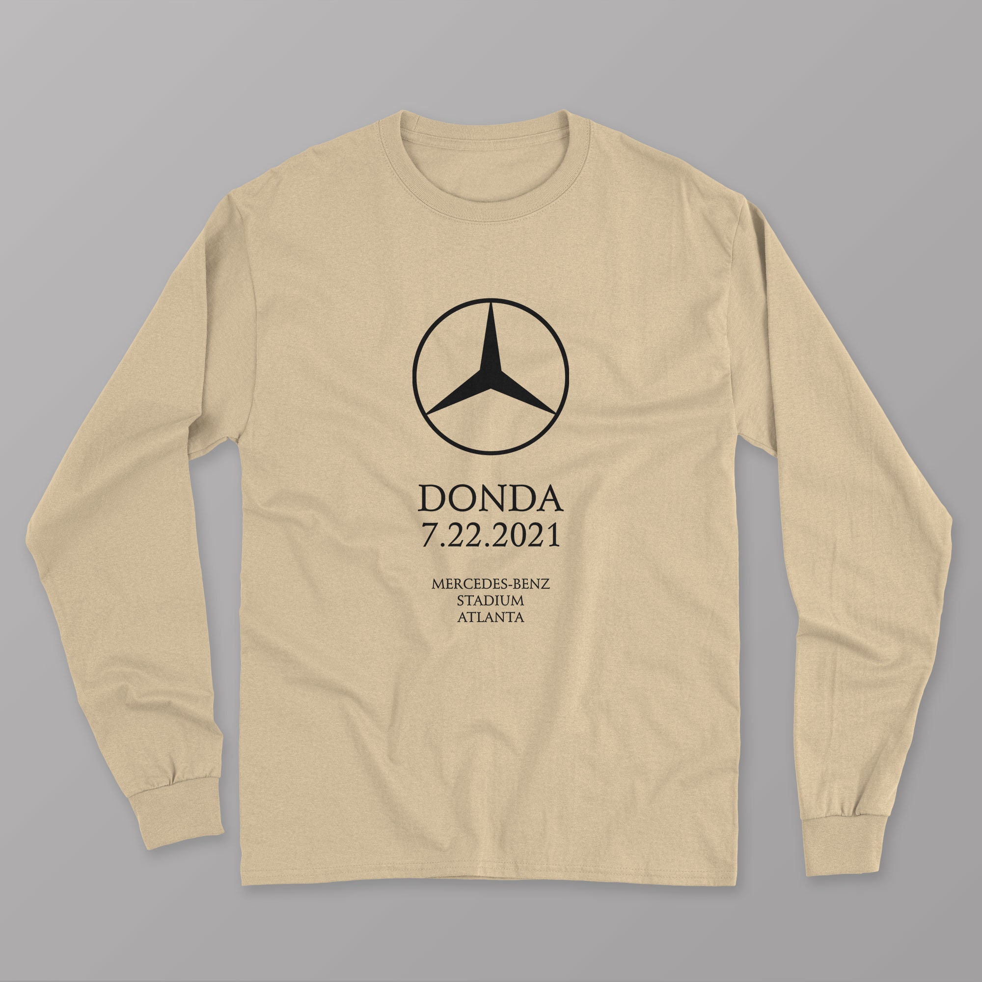Kanye West - Donda Shirt - 7.22.21 Mercedes Long Sleeve Shrit - T-shi…