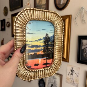 Original Acrylic Sunset Painting