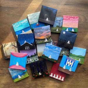 Customizable Mini Ghost Painting