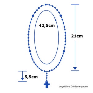 Handgeknüpfter Regenbogen-Rosenkranz in verschiedenen Farben und mit verschiedenen Kreuzen erhältlich Bild 5