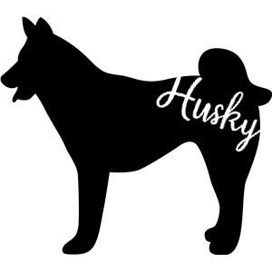 Husky Silhouette SVG, JPEG, PNG, fichier coupé cricut, fichier de coupe husky