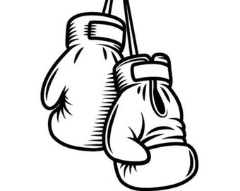 Guantes boxeo dibujo