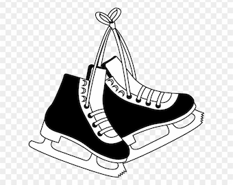 Hockey Skates SVG, JPEG, PNG, cricut cut files, hockey skates cut file
